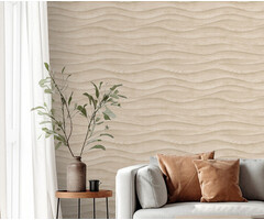 Brut - hout horizontaal beige