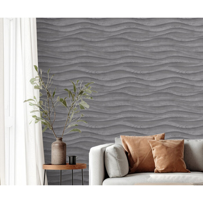 Brut - hout horizontaal zwart