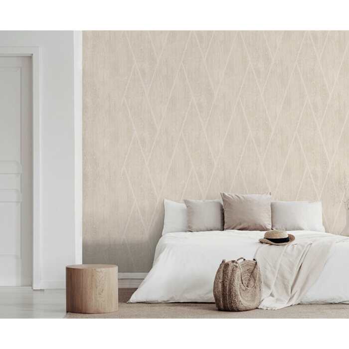 Brut - hout/visgraat beige