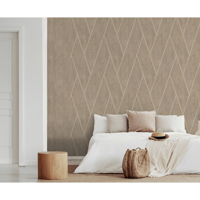 Brut - hout/visgraat lichtbruin