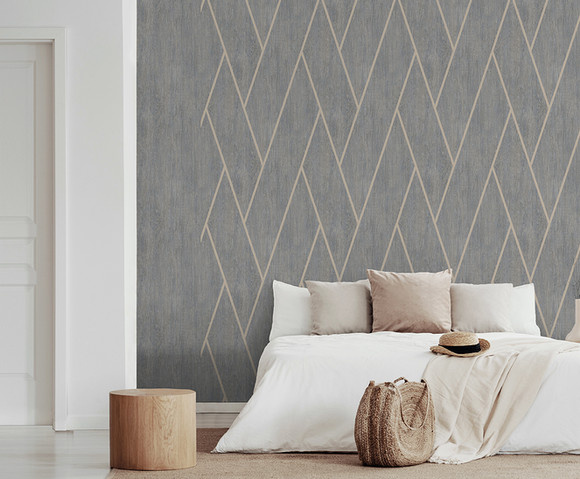 Brut - hout/visgraat grijs