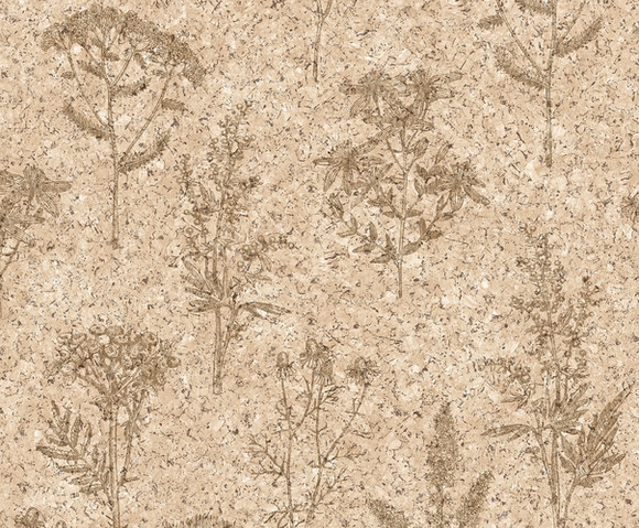 Brut - kurk/bloem beige