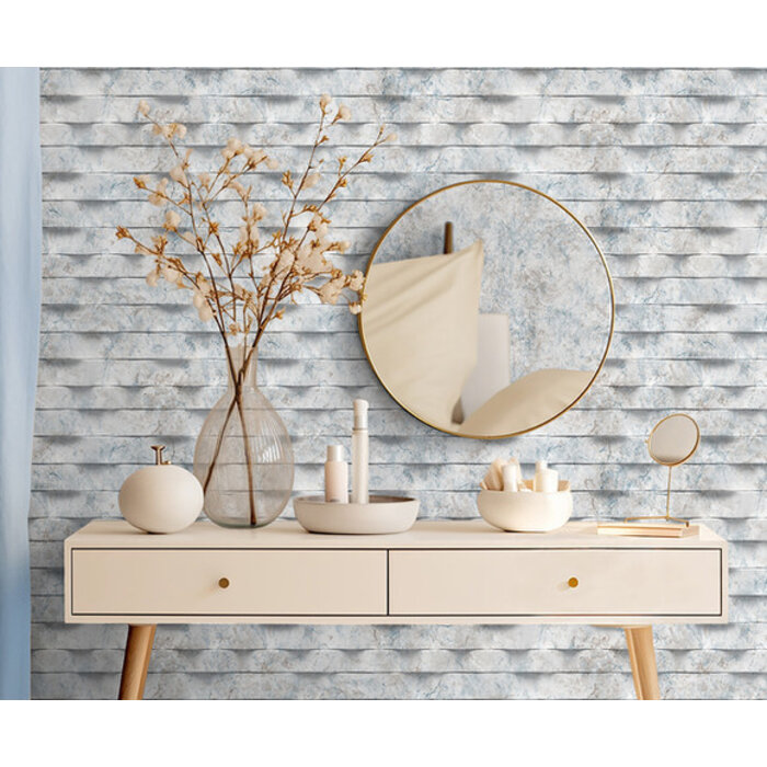 Brut - steen 3D grijs