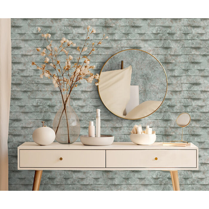 Brut - steen 3D groen