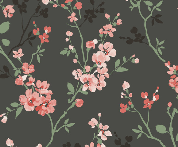 Omura - Jasmin zwart/roze/groen