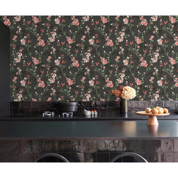 Omura - Jasmin zwart/roze/groen