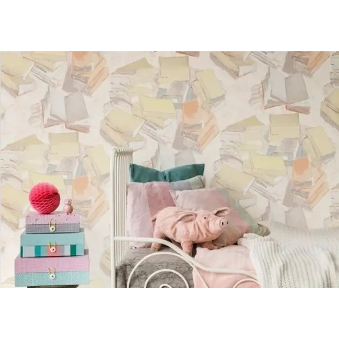 BN Van Gogh behang 17190 Piles of French Novels