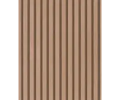 Behang met houten lamellen 33397