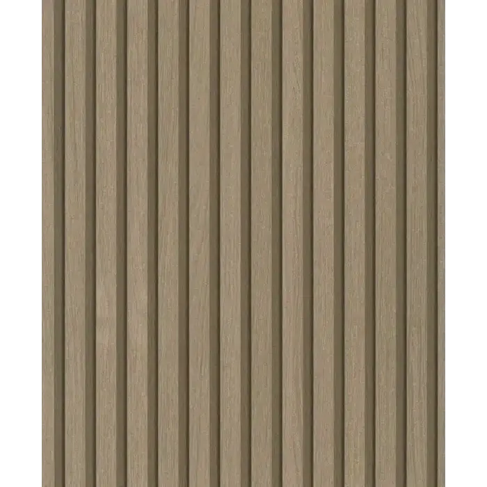 Behang met houten lamellen 33396