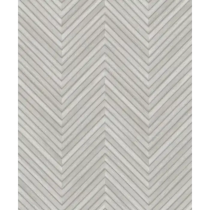 Behang met houten Hongaarse punt motief 33374