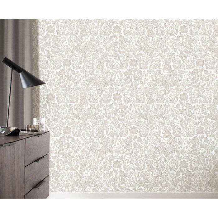 Kek - Floor Rieder bloemen beige 2d
