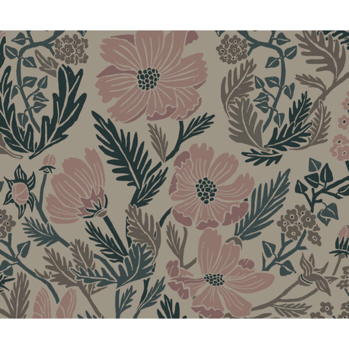 Kek - Floor Rieder botanisch bruin 2d