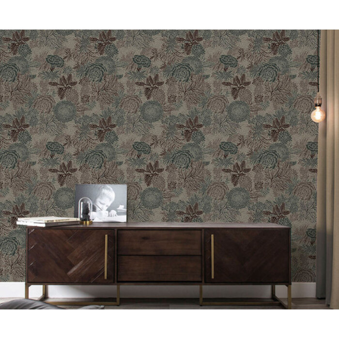 Kek - Floor Rieder botanisch bruin 2d