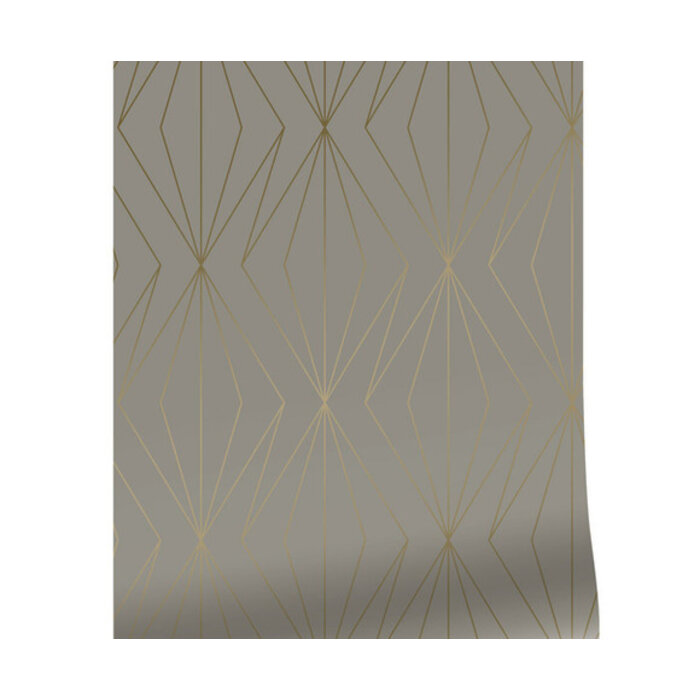 Kek - Golden Lines taupe 2d