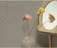 Kek - Golden Lines taupe 2d