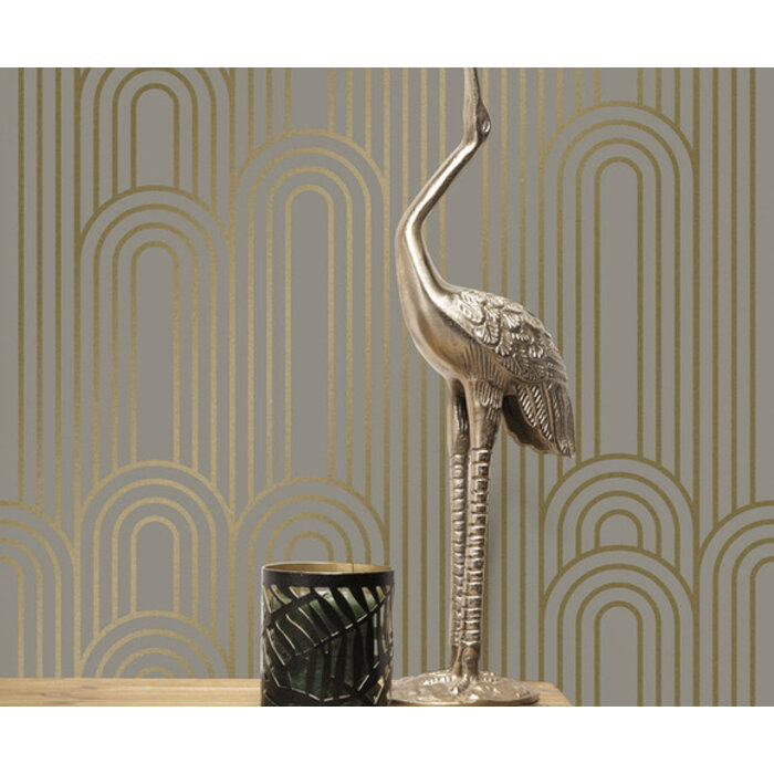 Kek - Golden Lines taupe 2d