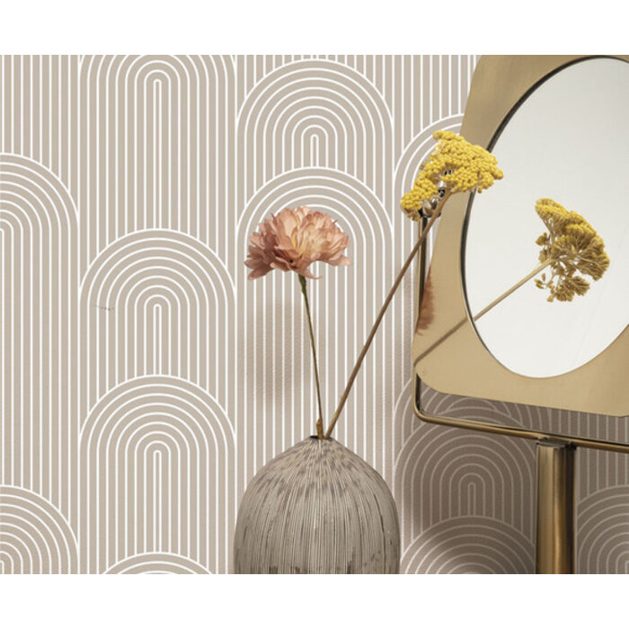 Kek - Graphic Lines zand 2d