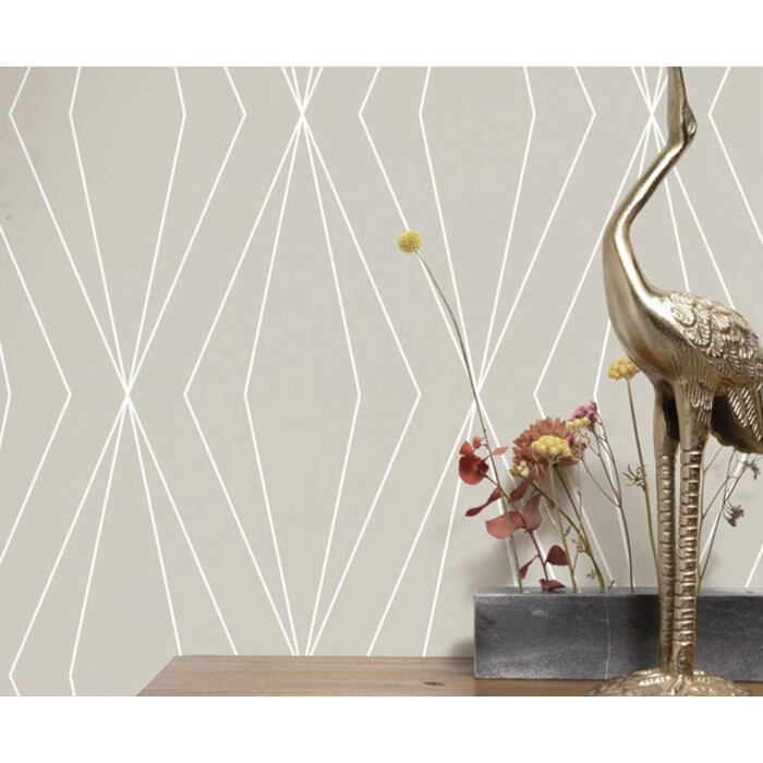 Kek - Graphic Lines beige 2d