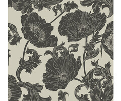 Ekbacka - Papaver White/Black