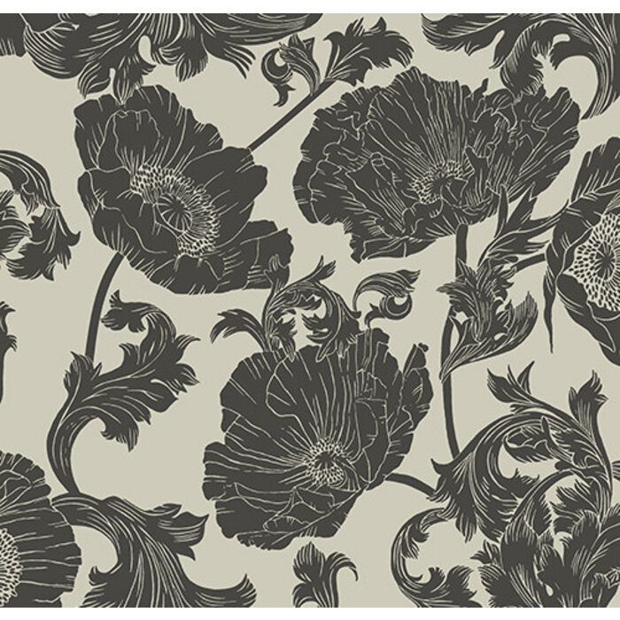 Ekbacka - Papaver White/Black