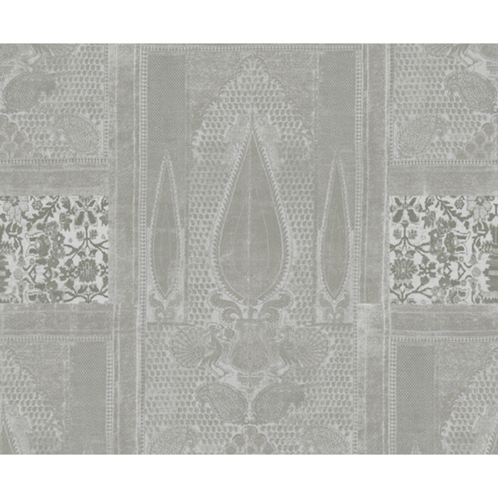 Shiraz - dessin grijs/zilver