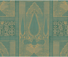 Shiraz - dessin groen/goud