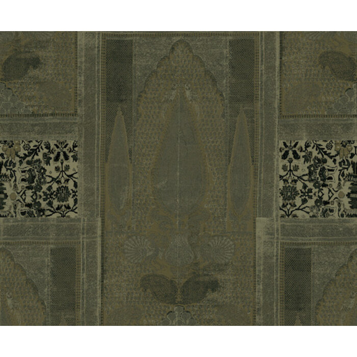 Shiraz - dessin beige/goud