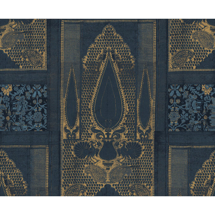 Shiraz - dessin zwart/goud