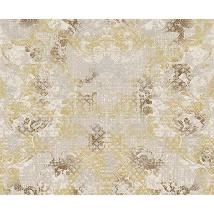 Shiraz - dessin beige/goud
