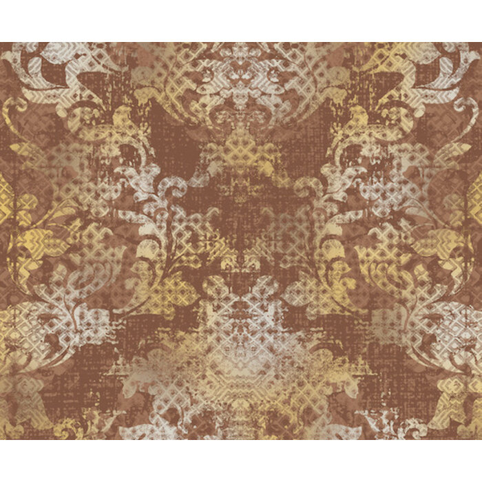 Shiraz - dessin steenrood/goud