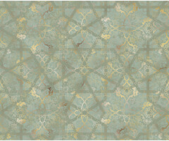 Shiraz - dessin lichtgroen/goud