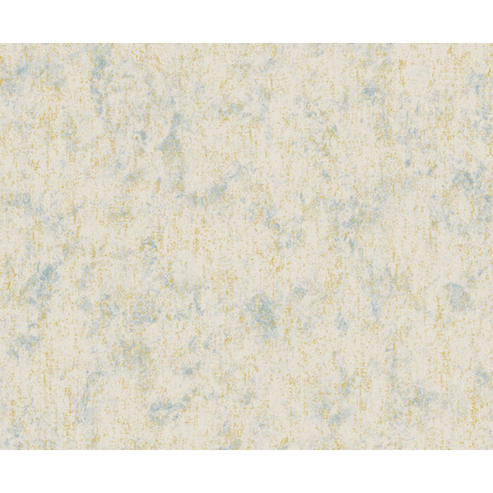 Shiraz - uni lichtblauw/goud