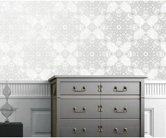 Shiraz - dessin wit/zilver