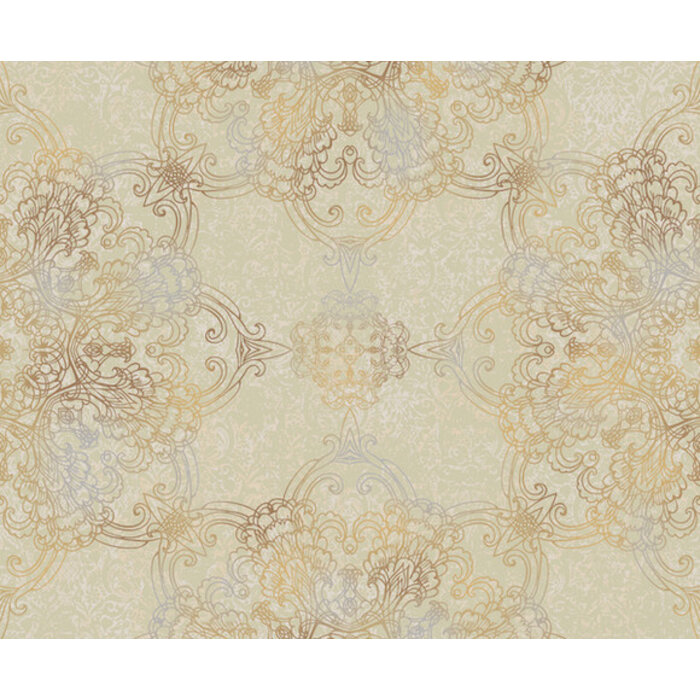 Shiraz - dessin beige/goud