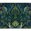 Arcadia - Opulent Damask blauw/groen