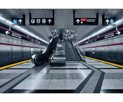 Fotobehang Subway