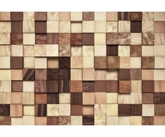 Fotobehang Lumbercheck