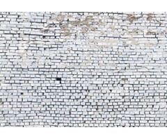 Fotobehang White Brick