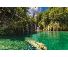 Fotobehang Eden Falls