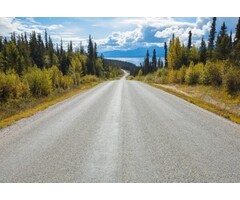 Fotobehang Atlin Road