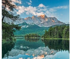 Fotobehang Mirror Lake