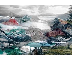 Fotobehang Up and Down