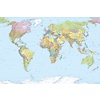 Fotobehang World Map