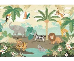 Fotobehang Baby Safari