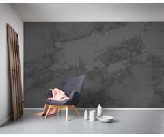 Fotobehang Maya Tweed Black & White