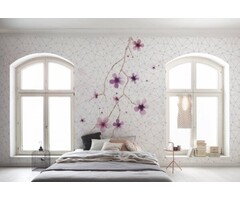 Fotobehang Cherry Tree