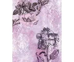 Fotobehang Baroque Pink