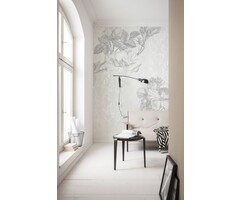 Fotobehang Baroque Grey