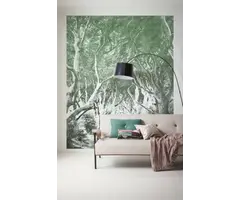 Fotobehang Alley Graphite