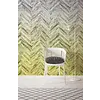 Fotobehang Herringbone Yellow